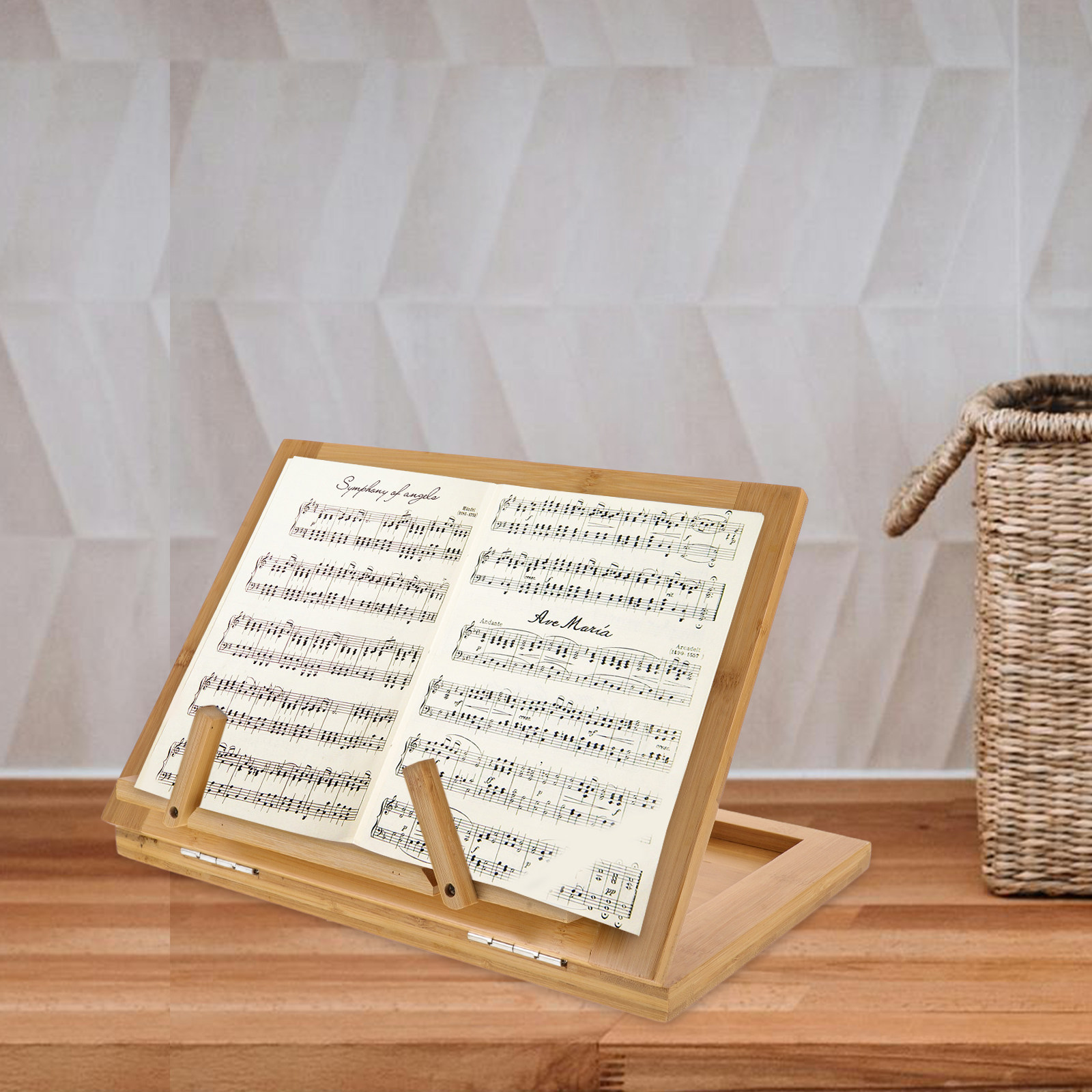 Music Sheet Desktop Stand Port - Document Holder Stand ulasan dan harga