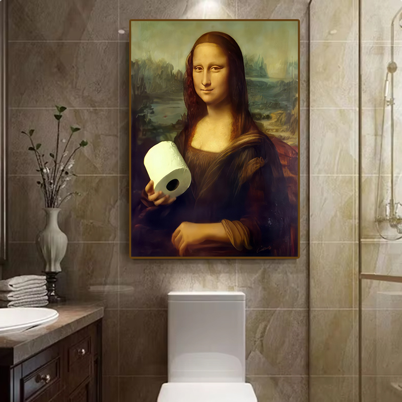 1pc Funny Abstract Bathroom To - Home Office Or ulasan dan harga