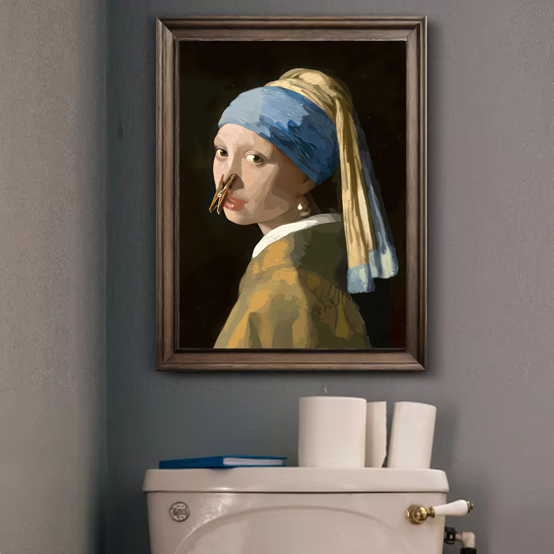 1pc Funny Abstract Bathroom To - Home Office Or ulasan dan harga