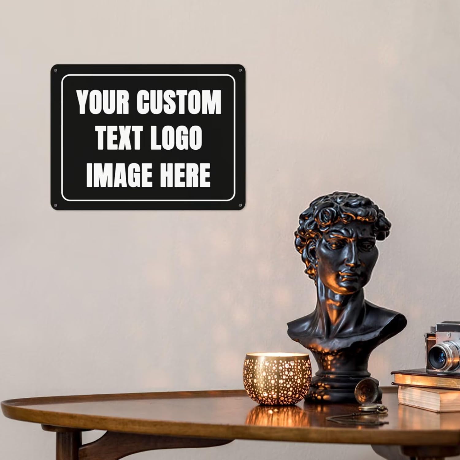 Custom Sign Personalized Metal - Home Office Or ulasan dan harga