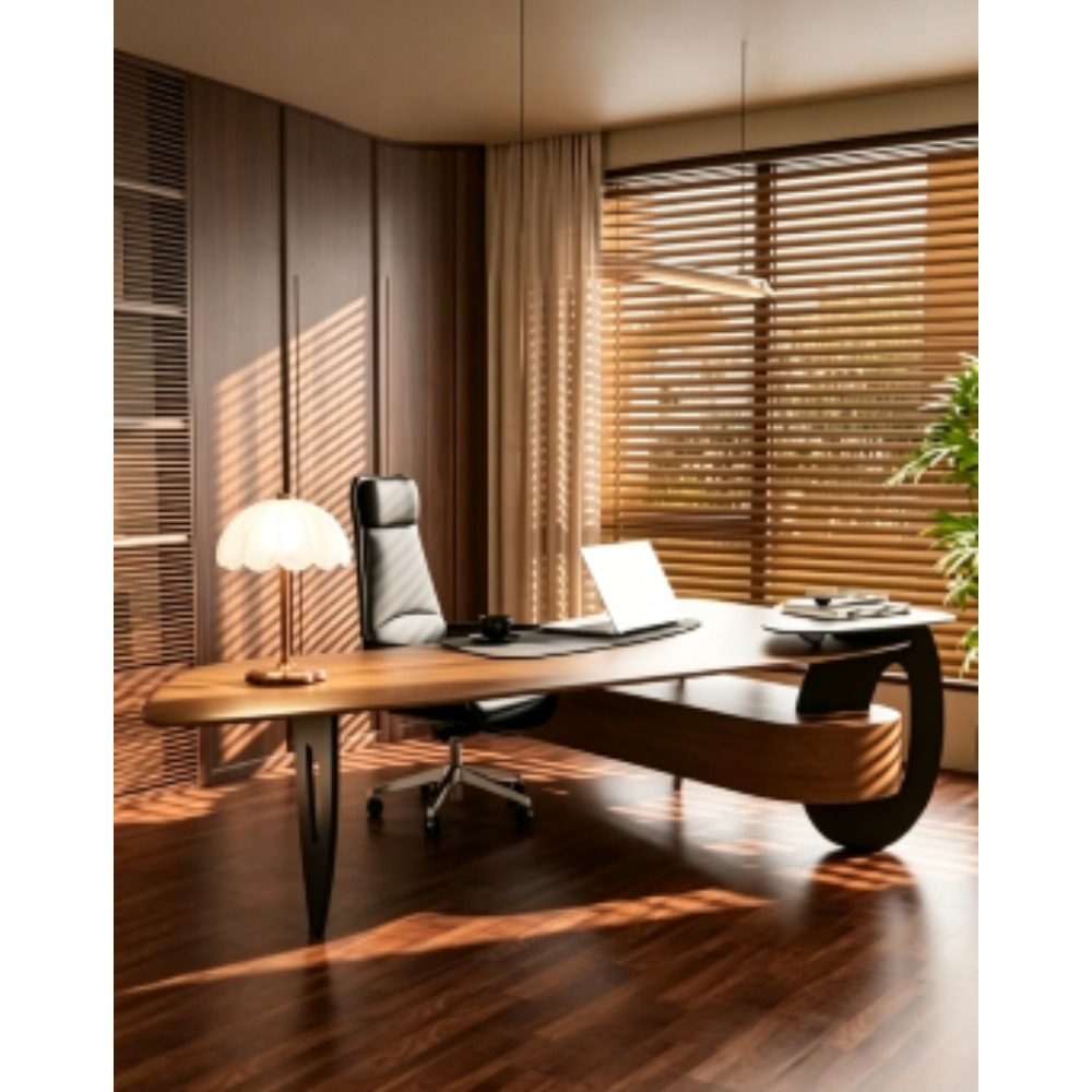 Premium Pine Wood Executive De - Home Office Work Table ulasan dan harga