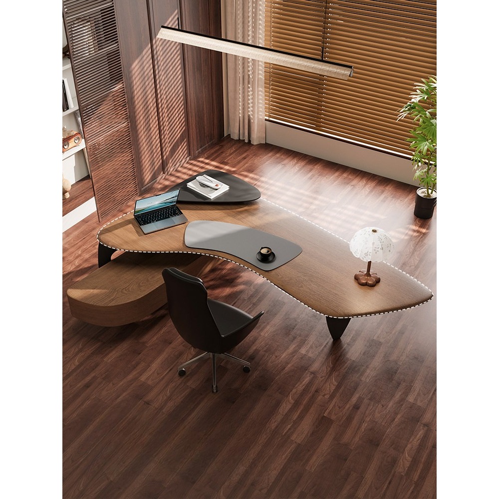 Premium Pine Wood Executive De - Home Office Work Table ulasan dan harga