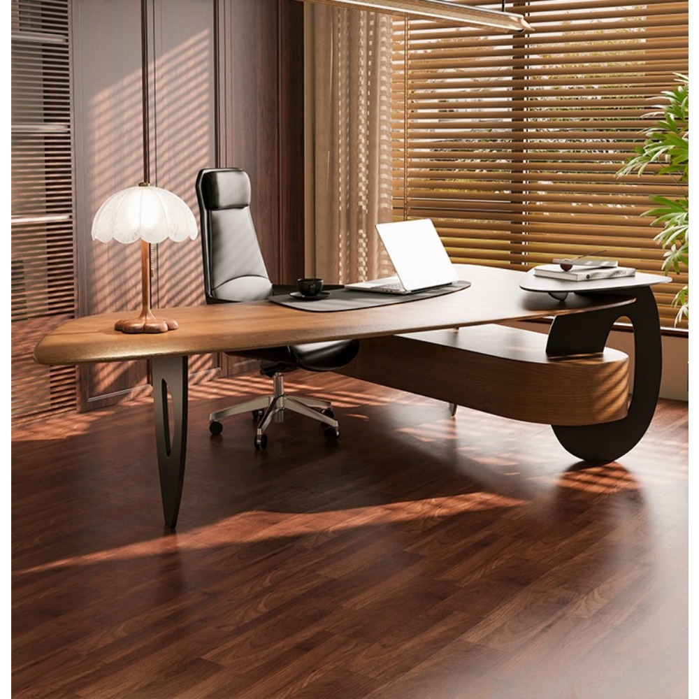 Premium Pine Wood Executive De - Home Office Work Table ulasan dan harga